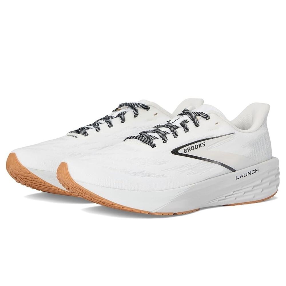 Brooks Men's Launch 11 Running Sneaker Shoes Breathable White Size 9.5M NWB